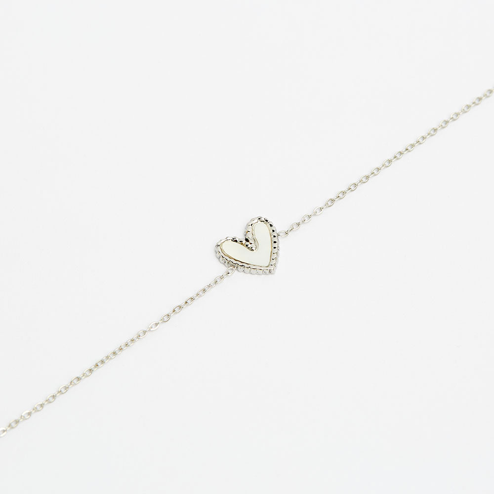 BRACELET ACIER CHAINE HEART
