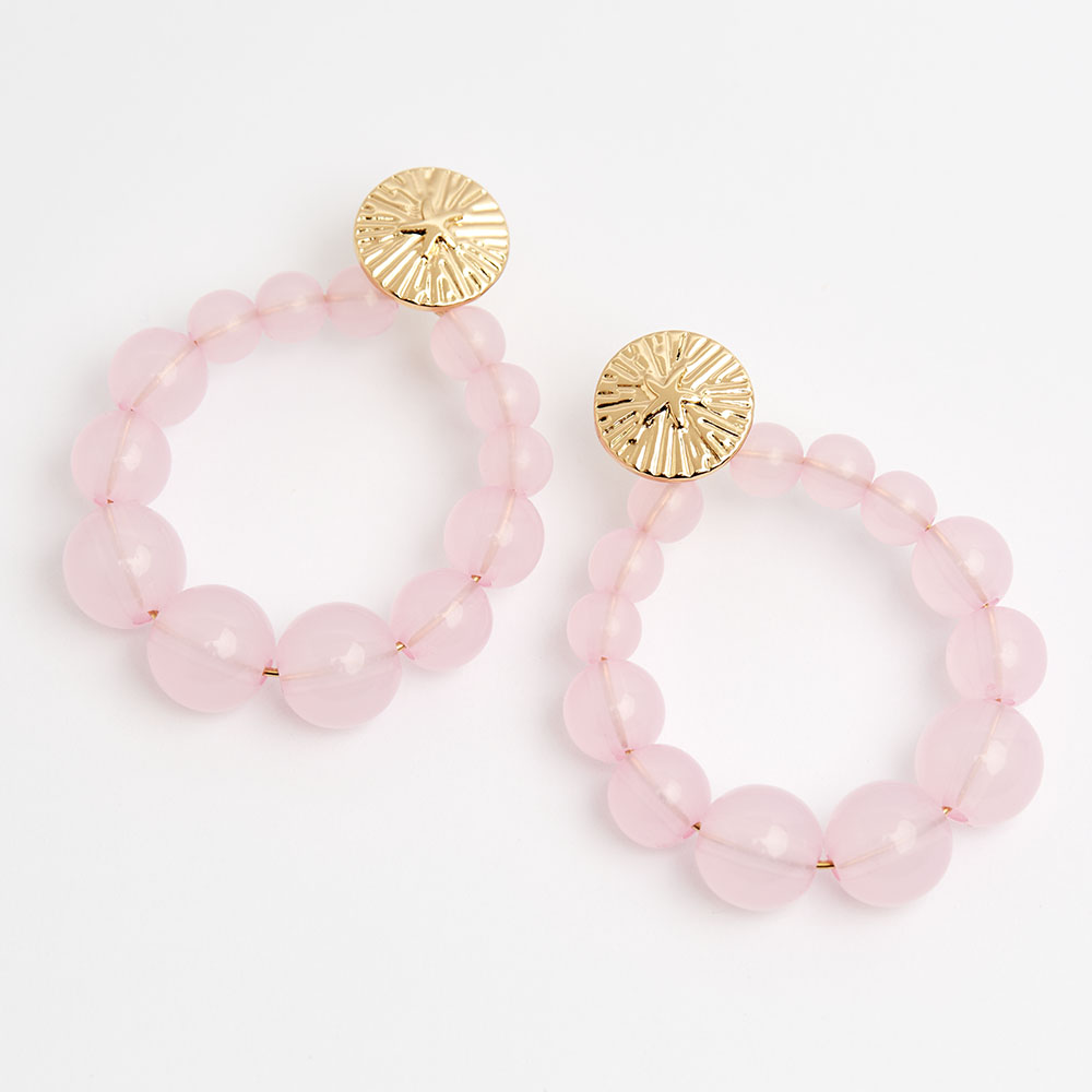 BOUCLE D'OREILLE METAL CLOU ETOILE