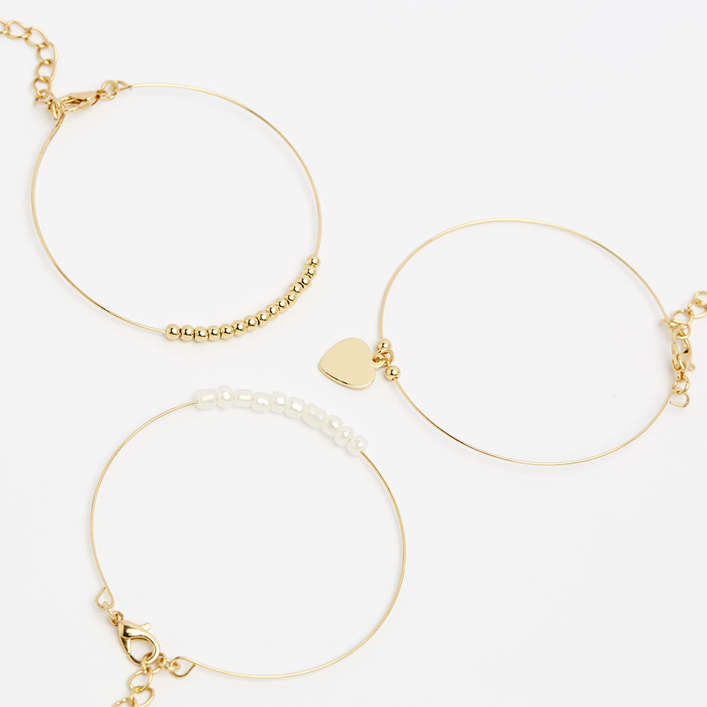LOT DE BRACELET JONC FINS EN METAL