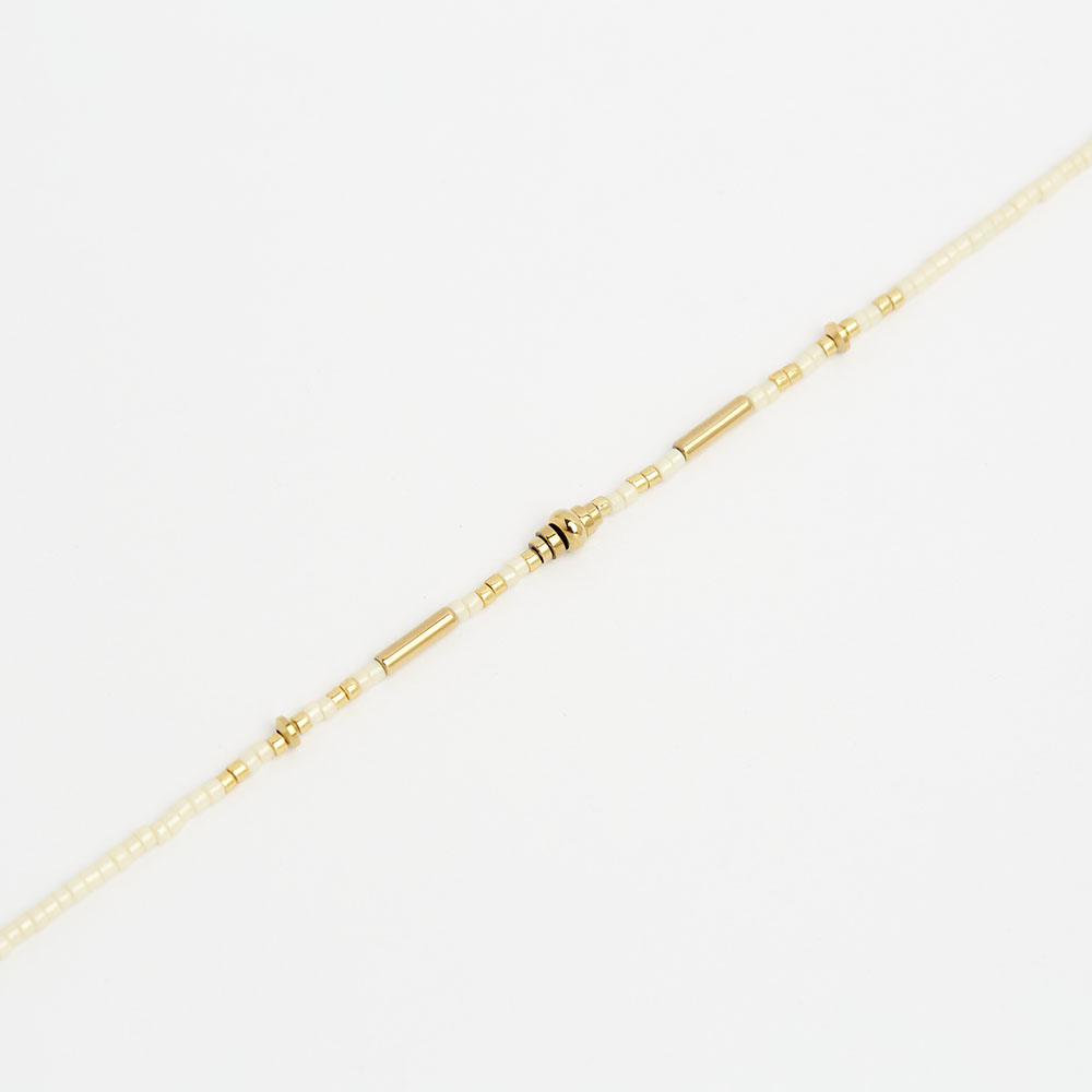 BRA ACIER PETITES PERLES