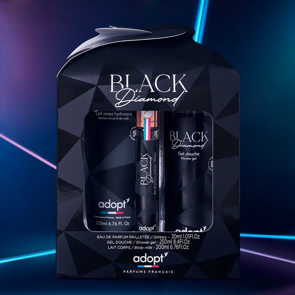 Black Diamond Coffret eau de parfum 30 ml + gel douche 250 ml + lait corps 200 ml