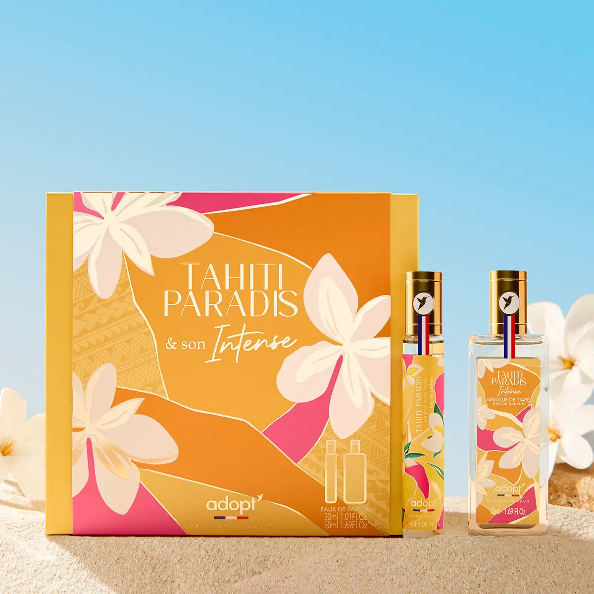 Tahiti Paradis & son Intense Eau de parfum 30ml + 50ml intense set