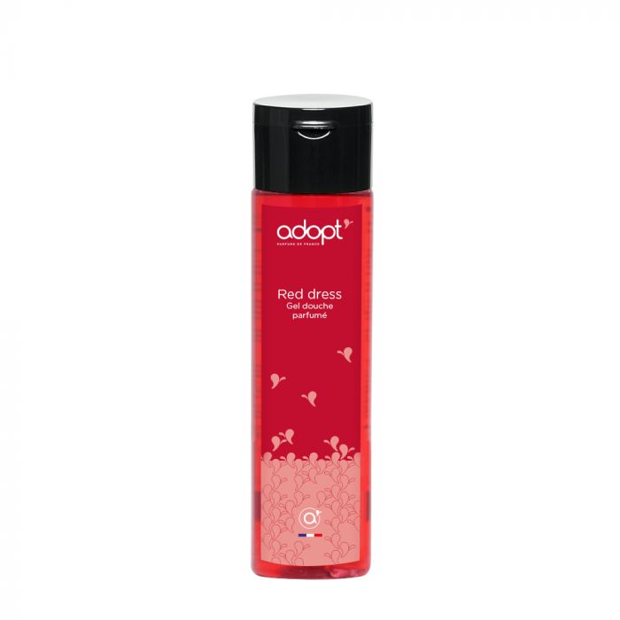 Red dress - gel douche 250ml - Adopt gel douche, idees cadeaux, soin - Maquillage, Parfums, Vernis, Rouge a levres, Ongles, Homme, Femme, Jolie, Belle, Beaute, beauty, High Class, Top prices,