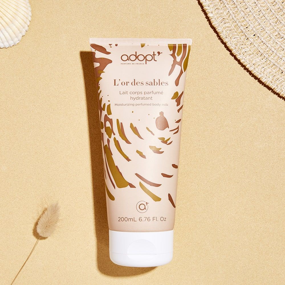 L'Or des sables - lait corps 200ml - Adopt idees cadeaux, lait corps, soin - Maquillage, Parfums, Vernis, Rouge a levres, Ongles, Homme, Femme, Jolie, Belle, Beaute, beauty, High Class, Top p
