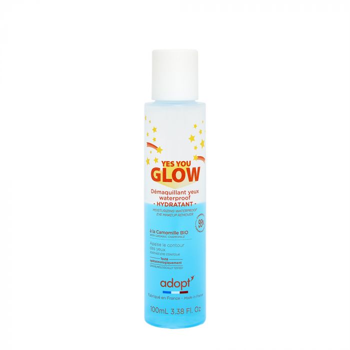 Yes you glow - Démaquillant yeux biphase waterproof hydratant 100 ml –  Adopt Ile Maurice