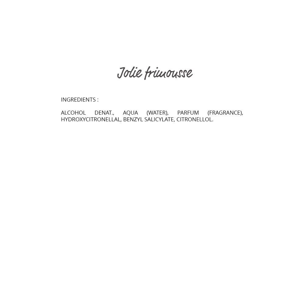 Jolie frimousse Eau de parfum