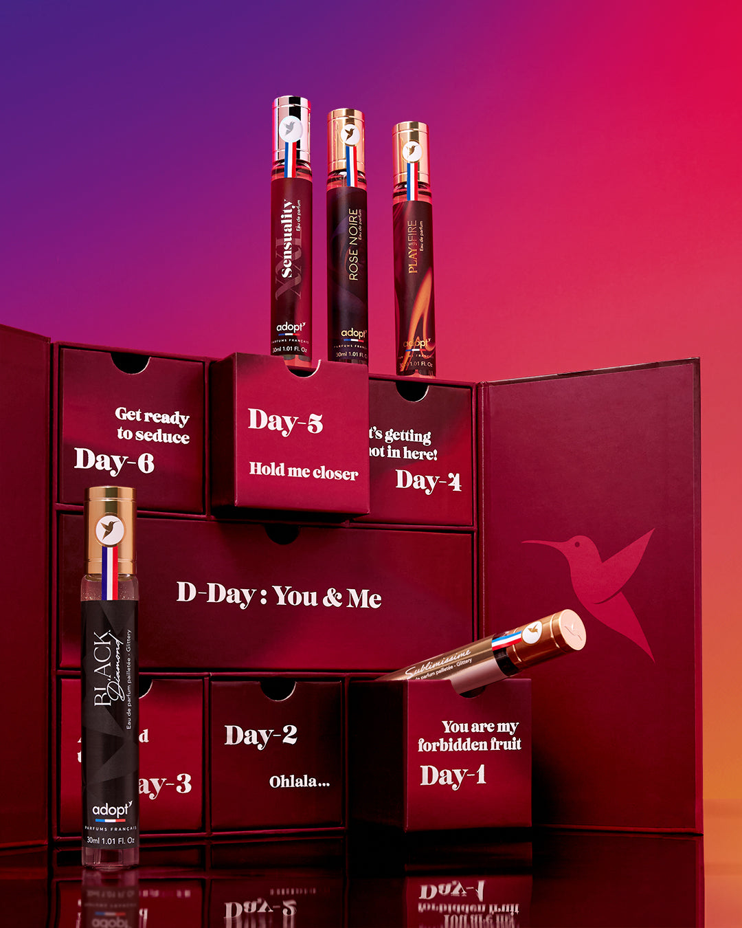 Calendrier de l'amour Set of 8 eaux de parfums