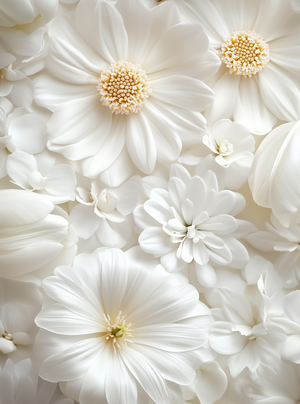Bouquet floral blanc