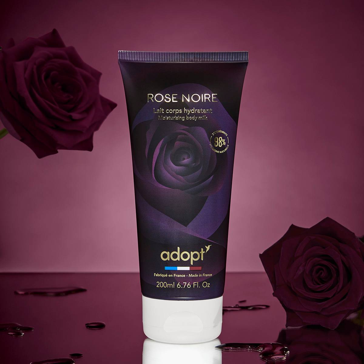 Rose noire Lait corps