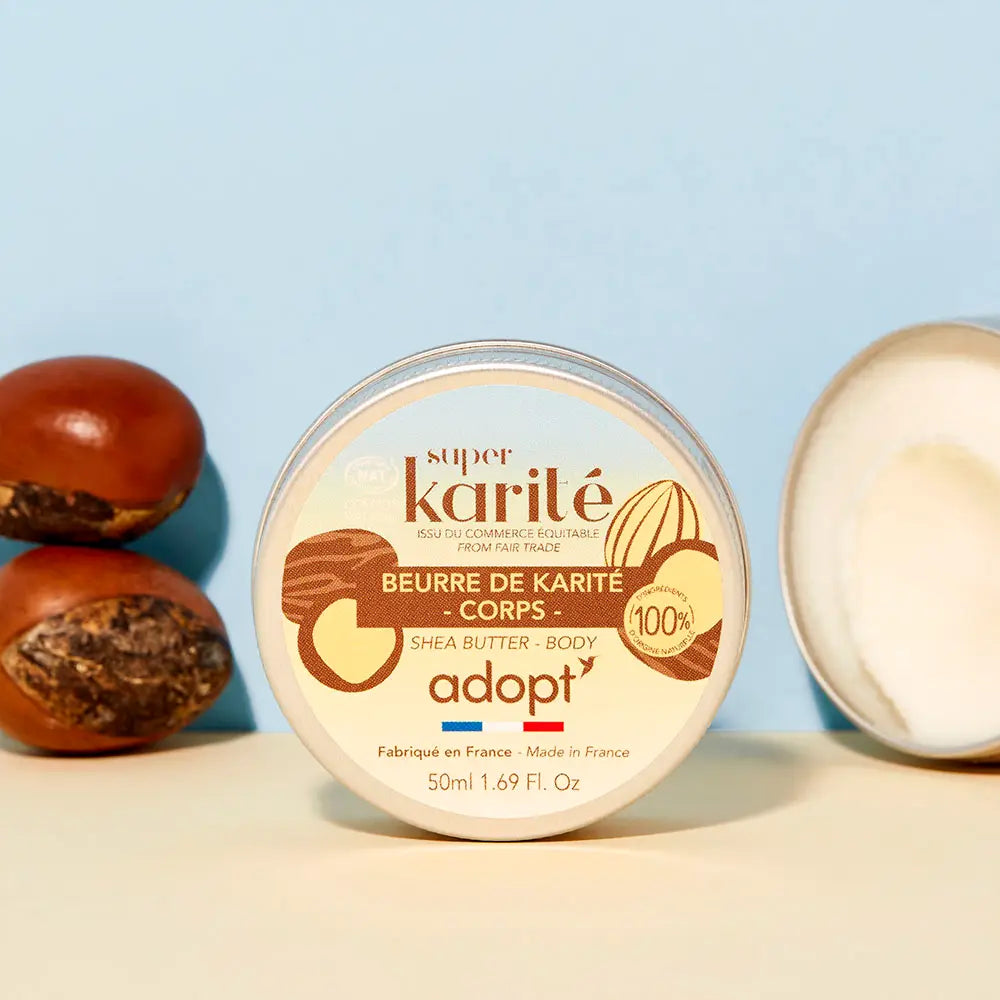 Super karité Beurre de karité corps 50ml – Adopt Ile Maurice