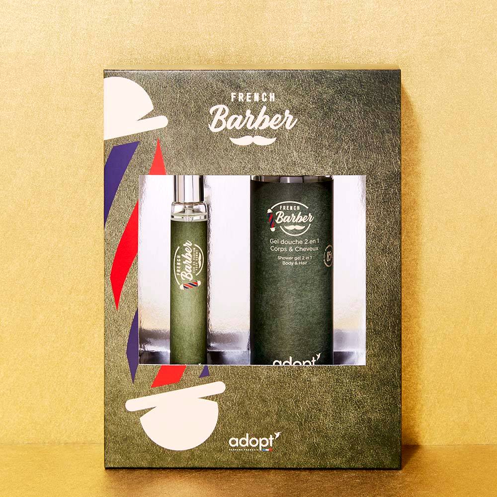 French barber Coffret eau de parfum 30 ml + gel douche 250 ml