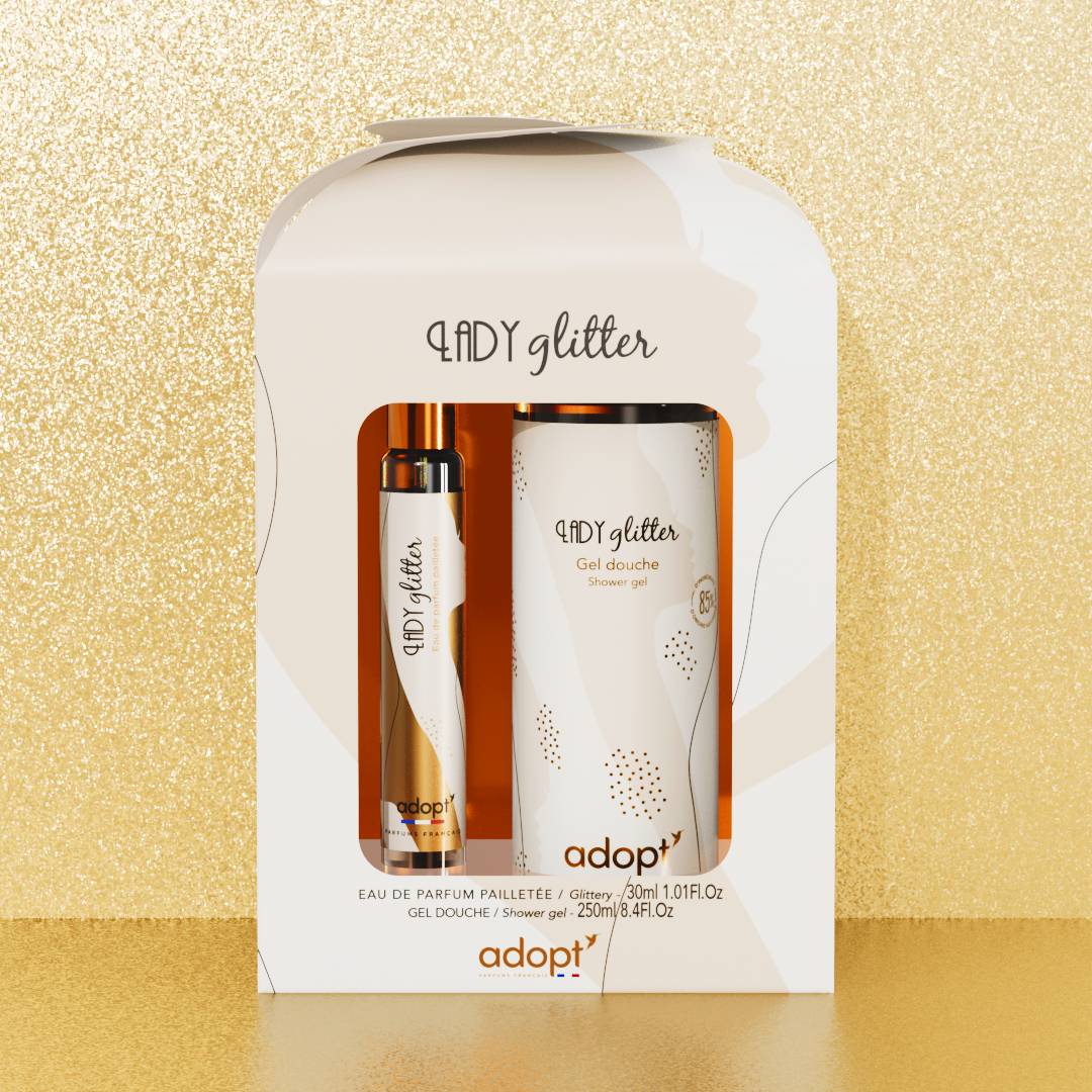 Lady glitter Coffret eau de parfum 30 ml + gel douche 250 ml