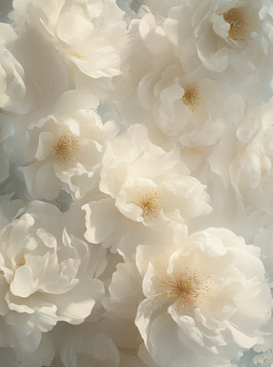 Pivoine blanche