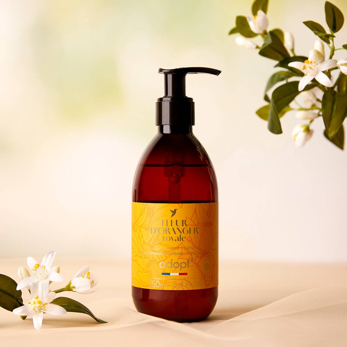 Fleur d'oranger Royale Gel nettoyant mains