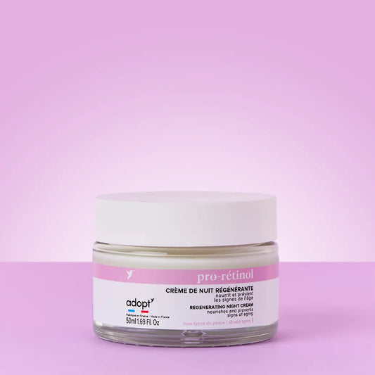 Lissante & Repulpante Crème de Nuit Régénérante au pro-rétinol 50 ml nourrit et prévient les signes de l'âge