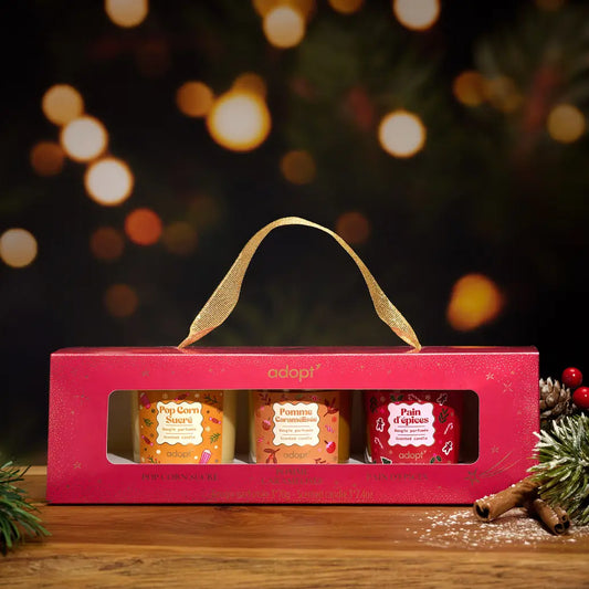 Coffret Mini Bougies Noel Coffret 3 bougies
