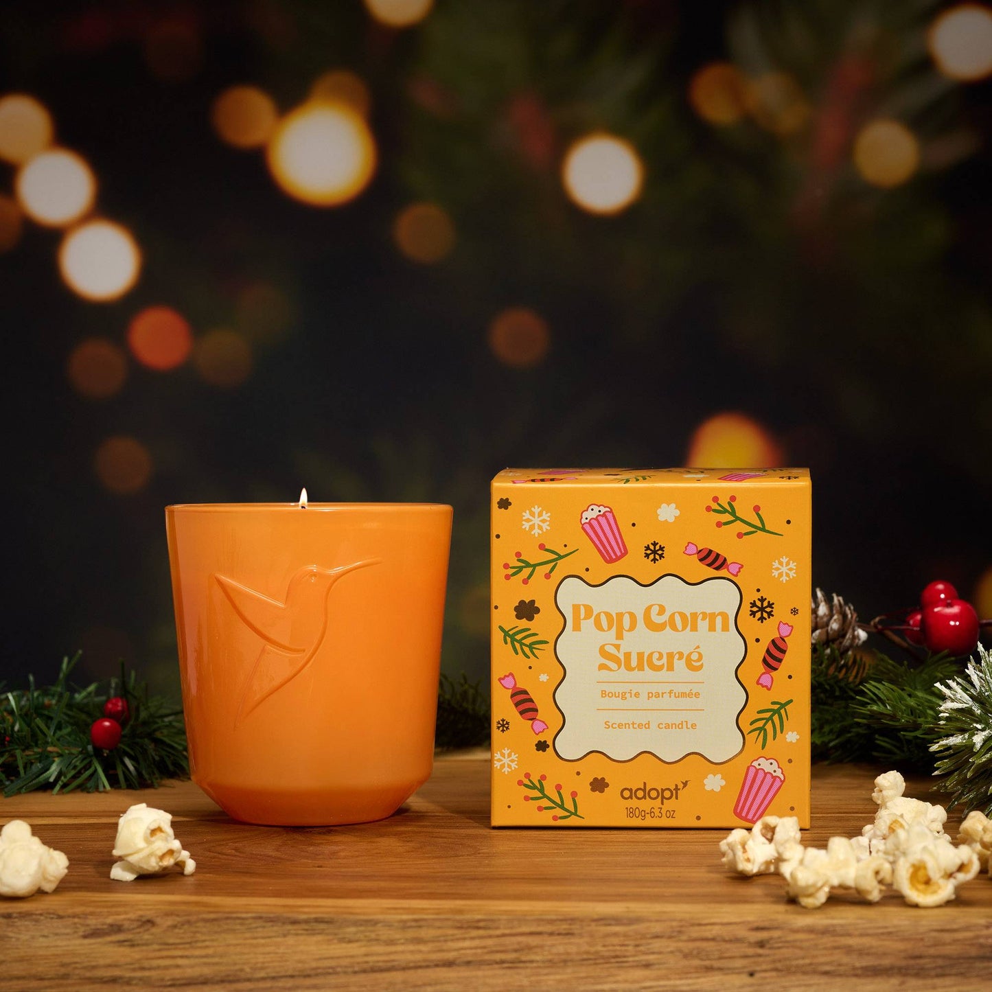 Pop Corn Sucré Bougie parfumée