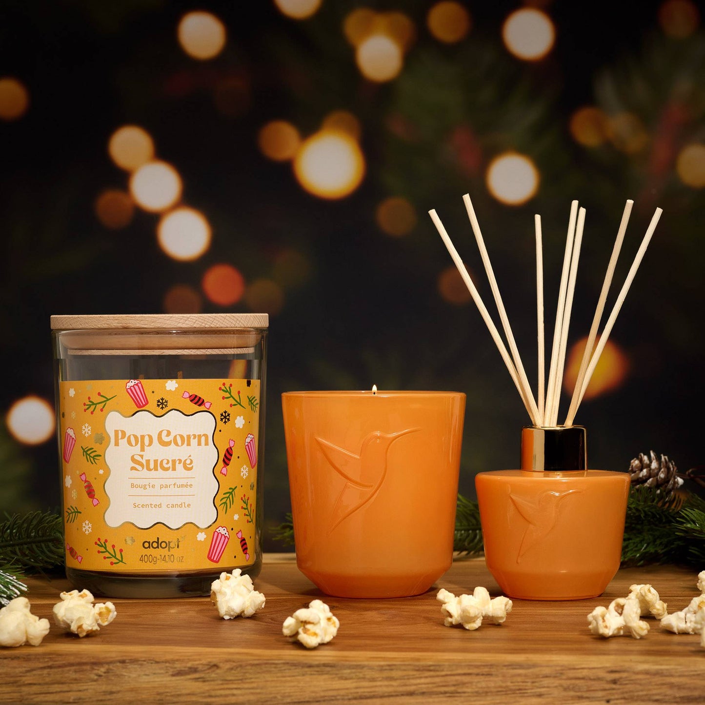 Pop Corn Sucré Bougie parfumée