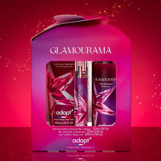 Glamourama Coffret eau de parfum 30 ml + gel douche 250 ml + lait corps 200 ml