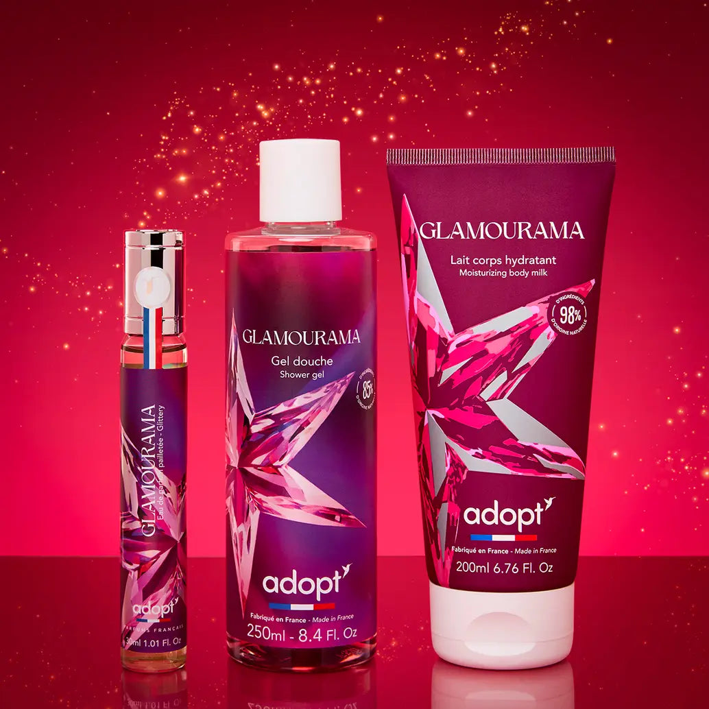 Glamourama Coffret eau de parfum 30 ml + gel douche 250 ml + lait corps 200 ml