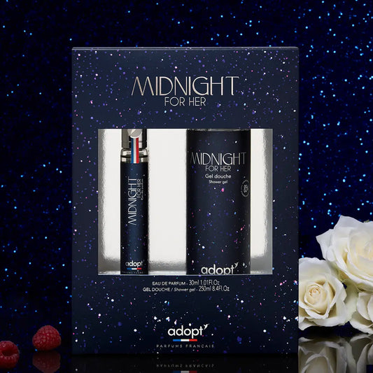 Midnight for Her Coffret Eau de parfum 30 ml + Gel douche 250 ml