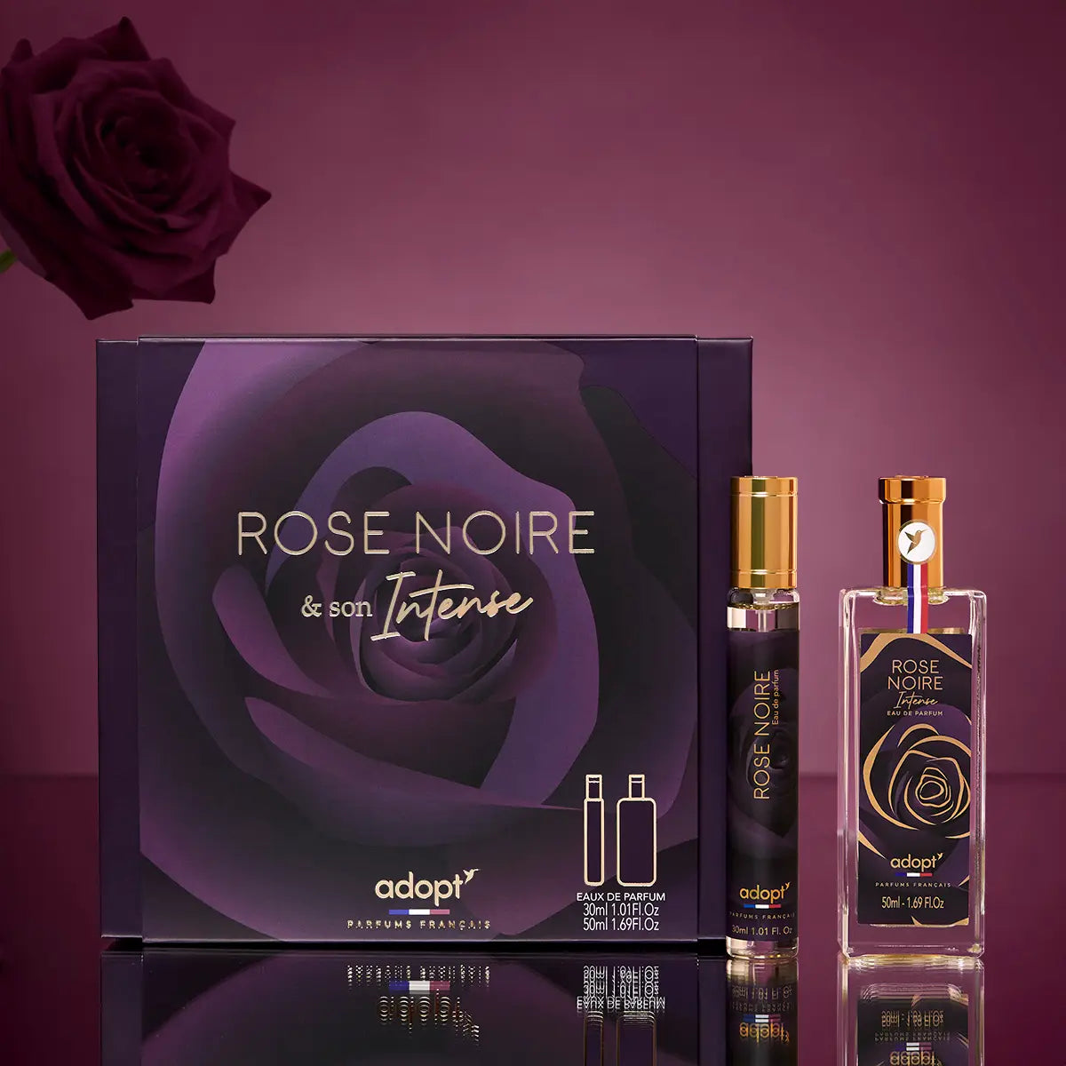 Rose noire Intense Set 30 ml + 50 ml