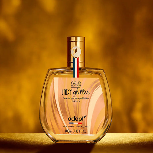 Lady Glitter- Gold edition -  Eau de parfum pailletée 100ml