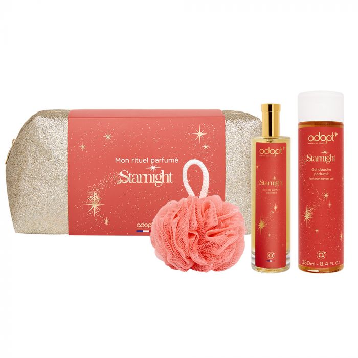 Coffret trousse Starnight - Adopt Noël - Maquillage, Parfums, Vernis, Rouge a levres, Ongles, Homme, Femme, Jolie, Belle, Beaute, beauty, High Class, Top prices, Top Quality, France, Maurice
