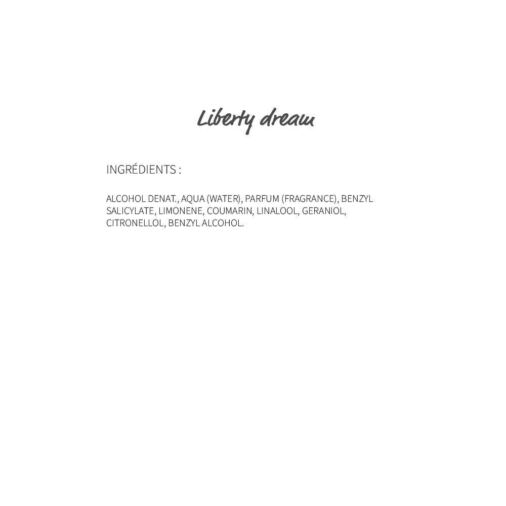 Liberty dream - eau de parfum 100ml - Adopt parfums, parfums elle - Maquillage, Parfums, Vernis, Rouge a levres, Ongles, Homme, Femme, Jolie, Belle, Beaute, beauty, High Class, Top prices, To