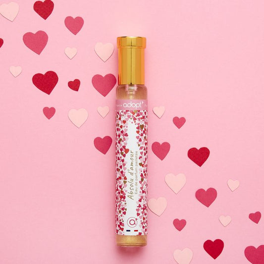 Absolu d'amour - eau de parfum pailletée 30ml - Adopt parfums, parfums elle - Maquillage, Parfums, Vernis, Rouge a levres, Ongles, Homme, Femme, Jolie, Belle, Beaute, beauty, High Class, Top