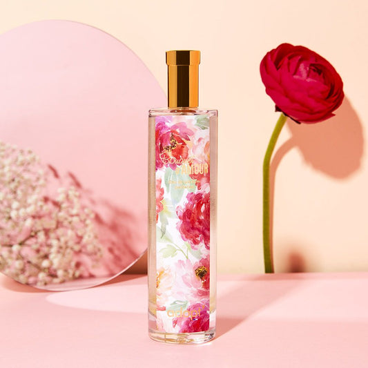 Bouquet d'amour - Eau de parfum pailletée 100 ml - Adopt bougie, fete des meres, idees cadeaux - Maquillage, Parfums, Vernis, Rouge a levres, Ongles, Homme, Femme, Jolie, Belle, Beaute, beau