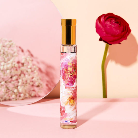Bouquet d'amour - Eau de parfum pailletée 30 ml - Adopt bougie, fete des meres, idees cadeaux - Maquillage, Parfums, Vernis, Rouge a levres, Ongles, Homme, Femme, Jolie, Belle, Beaute, beaut