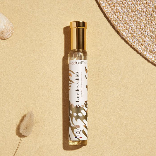L'or des sables - eau de parfum pailletée 30ml - Adopt parfums, parfums elle - Maquillage, Parfums, Vernis, Rouge a levres, Ongles, Homme, Femme, Jolie, Belle, Beaute, beauty, High Class, To